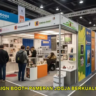 design booth pameran jogja berkualitas